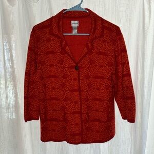 Chico's Cardigan 3/4 length sleeve